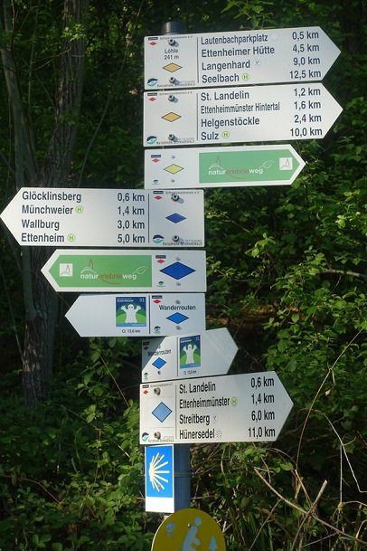Hinweistafel des Schwarzwaldvereins